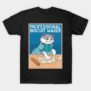 Awesome Biscuit Maker Cat Professional Gift For Mom T-Shirt